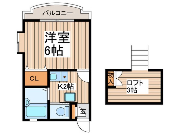 サンフラワ－西小岩の物件間取画像